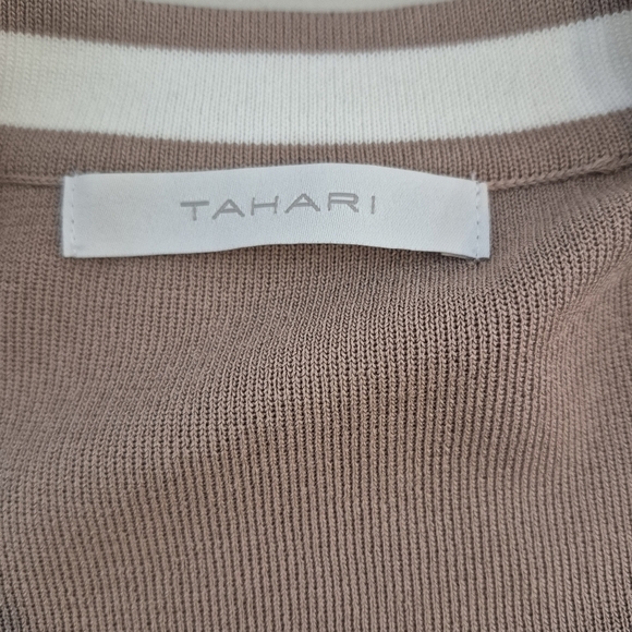 Tahari Long Open-Front Cardigan - Size S - Picture 11 of 16